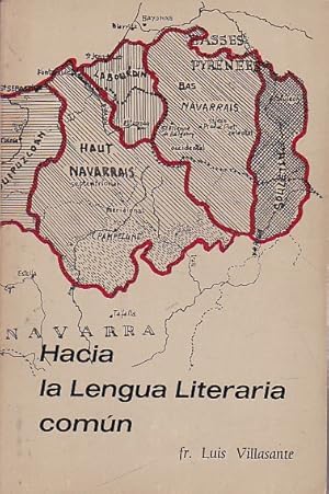 Seller image for Hacia la lengua literaria comn.(vascuence) for sale by LIBRERA GULLIVER