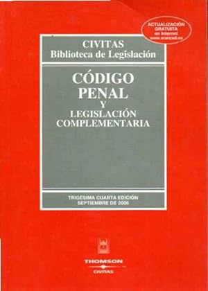 Image du vendeur pour Cdigo Penal y Legislacin Complementaria mis en vente par SOSTIENE PEREIRA