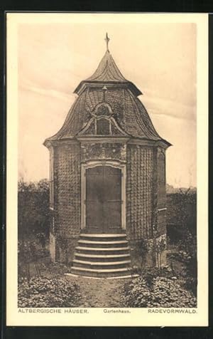 Bild des Verkufers fr Ansichtskarte Radevormwald, Gartenhaus, Altbergische Huser zum Verkauf von Bartko-Reher