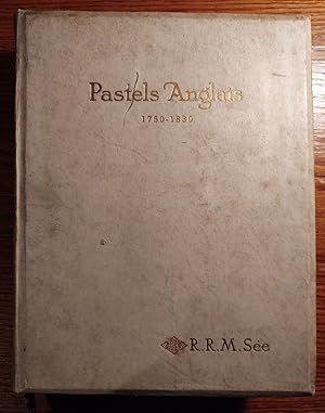 Pastels Anglais fine parchment binding and tipped in plates