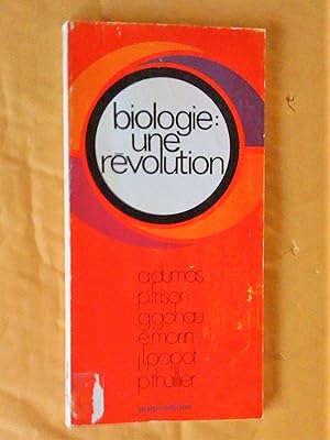 Imagen del vendedor de Biologie: une rvolution a la venta por Claudine Bouvier