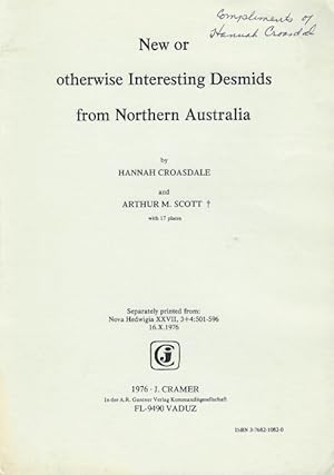 New or otherwise Interesting Desmids from Northern Australia