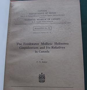 The Freshwater Mollusc Helisoma Corpulentum and Its Relatives in Canada
