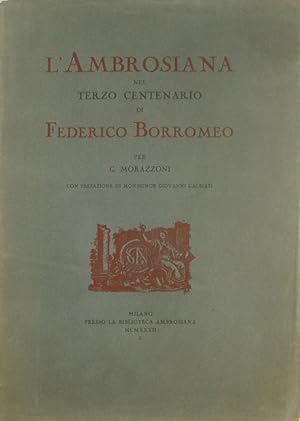 Seller image for L'Ambrosiana nel terzo centenario di Federico Borromeo for sale by FABRISLIBRIS