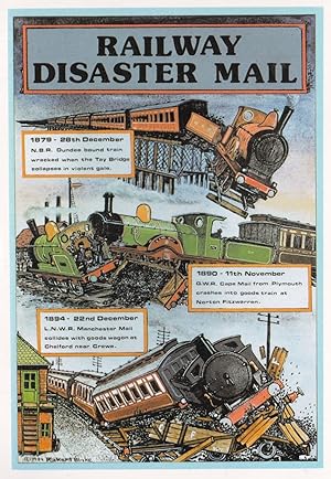 Imagen del vendedor de Dundee Cape Town LNWR Manchester Mail Train Disaster Postcard a la venta por Postcard Finder