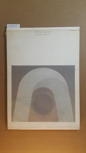 Imagen del vendedor de Fritz Ruoff - Zeichnungen 1958-1973. a la venta por Gebrauchtbcherlogistik  H.J. Lauterbach
