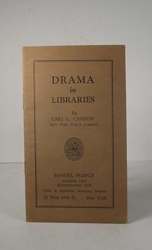 Imagen del vendedor de Drama in Libraries a la venta por Librairie Bonheur d'occasion (LILA / ILAB)