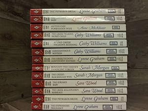 Image du vendeur pour Harlequin Presents Greek Tycoon Series, 45 Books - Romance mis en vente par Archives Books inc.