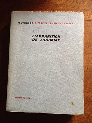 Seller image for Oeuvres Completes T.2 L'apparition de l'Homme for sale by Librairie des Possibles