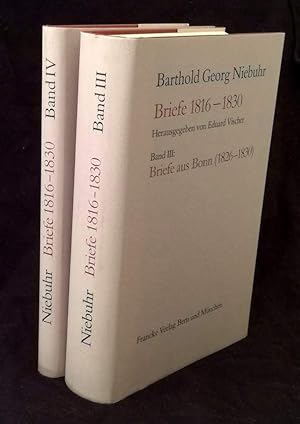 Bild des Verkufers fr Briefe aus Bonn (1826-1830). Herausgegeben von Eduard Vischer. 2 Bnde. zum Verkauf von Antiquariat Dennis R. Plummer
