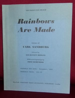 Immagine del venditore per RAINBOWS ARE MADE: Poems venduto da BOOKFELLOWS Fine Books, ABAA