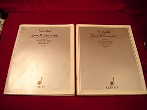 Antonio Vivaldi: Zwölf Sonaten für Violine und Basso continuo opus 2 No. 1 -6 und No. 7 - 12. (2 ...