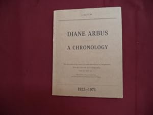 Imagen del vendedor de Diane Arbus. A Chronology. 1923-1971. a la venta por BookMine