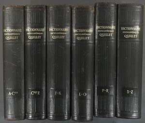Dictionnaire encyclopédique Quillet. En 6 volumes.