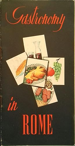 Gastronomy in Rome. Vers 1930.