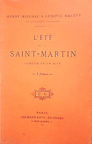 Seller image for L't de la Saint-Martin. Comdie en 1 acte. Sans date. for sale by Librairie Et Ctera (et caetera) - Sophie Rosire