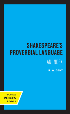 Imagen del vendedor de Shakespeare's Proverbial Language: An Index (Paperback or Softback) a la venta por BargainBookStores