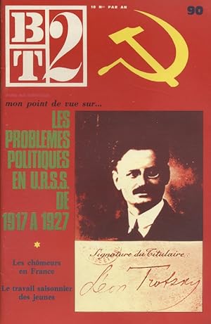 BT2. Mon point de vue sur les problèmes politiques en URSS de 1917 à 1927.