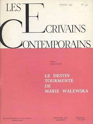 Image du vendeur pour Les crivains contemporains. N 149. Srie historique : Le destin toument de Marie Walewska. Fvrier 1969. mis en vente par Librairie Et Ctera (et caetera) - Sophie Rosire