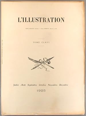 Imagen del vendedor de Table alphabtique de la revue L'Illustration. 1925, second semestre. Tome CLXVI : janvier  juin 1925. a la venta por Librairie Et Ctera (et caetera) - Sophie Rosire