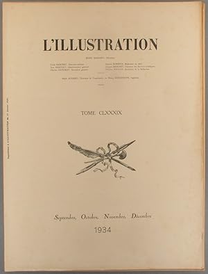 Table alphabétique de la revue L'Illustration. 1934, troisième volume. Tome CLXXXIX : septembre à...