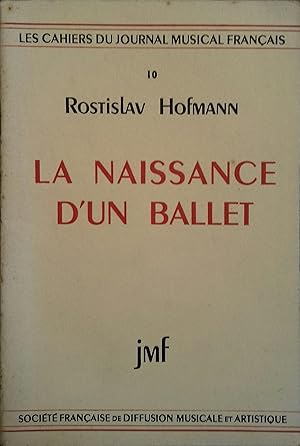 Image du vendeur pour La naissance d'un ballet. mis en vente par Librairie Et Ctera (et caetera) - Sophie Rosire