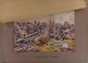 Les Autrichiens à Lemberg. Gravure colorisée extraite de l'histoire illustrée de la guerre du dro...