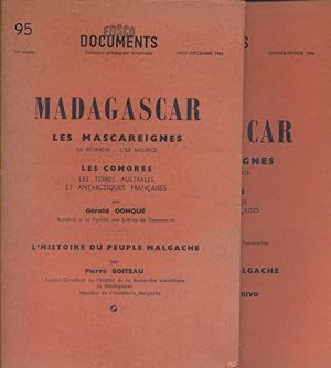Les documents Edsco N° 95-96. Madagascar, les Mascareignes, la Réunion, l'Ile Maurice, les Comore...