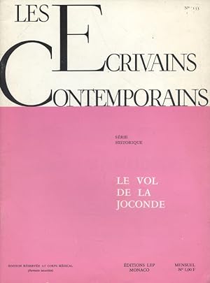 Les écrivains contemporains. N° 153. Série historique : Le vol de la Joconde. Juillet 1969.
