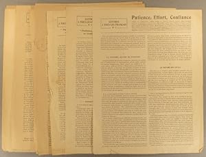 Lettres à tous les Français. Collection des 12 numéros parus. Avril 1916.