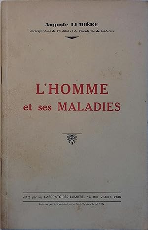 Seller image for L'homme et ses maladies. Vers 1945. for sale by Librairie Et Ctera (et caetera) - Sophie Rosire