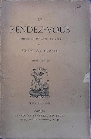 Imagen del vendedor de Le rendez-vous. Comdie en 1 acte, en vers. Fin XIXe. Vers 1900. a la venta por Librairie Et Ctera (et caetera) - Sophie Rosire