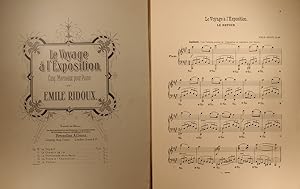 Le voyage à l'Exposition. Opus 14 seul : Le retour. (Exposition universelle de 1900). Fin XIXe. V...