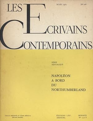 Seller image for Les crivains contemporains. N 108. Srie historique : Napolon  bord du Northumberland. Mars 1965. for sale by Librairie Et Ctera (et caetera) - Sophie Rosire