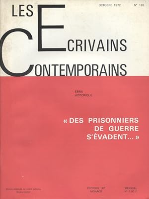 Les écrivains contemporains. N° 185. Série historique : "Des prisonniers de guerre s'évadent". Oc...