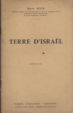 Terre d'Israël.