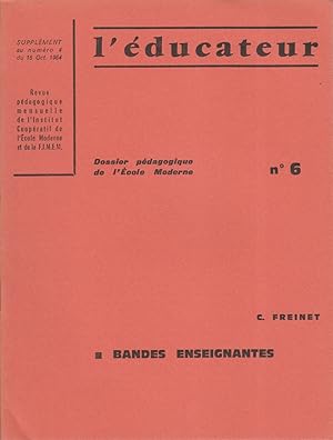 Seller image for Bandes enseignantes. 15 octobre 1964. for sale by Librairie Et Ctera (et caetera) - Sophie Rosire