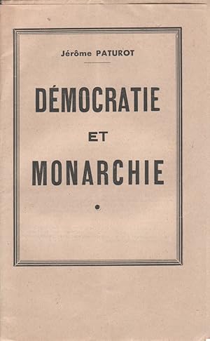 Démocratie et monarchie. Vers 1946.