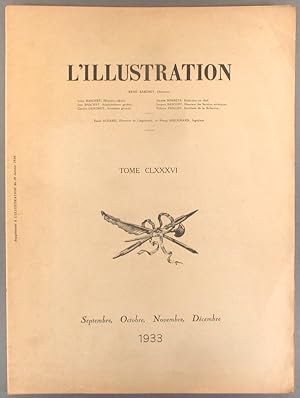 Table alphabétique de la revue L'Illustration. 1933, troisième volume. Tome CLXXXVI : septembre à...