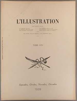 Table alphabétique de la revue L'Illustration. 1939, troisième volume. Tome CCIV : septembre à dé...