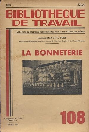 Seller image for La bonnetterie. Mars 1950. for sale by Librairie Et Ctera (et caetera) - Sophie Rosire