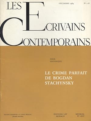 Les écrivains contemporains. N° 158. Série historique : Le crime parfait de Bogdan Stachynsky