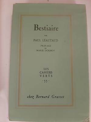 Bild des Verkufers fr Bestiaire zum Verkauf von Jean-Yves Bochet Aprs l'Iris Noir