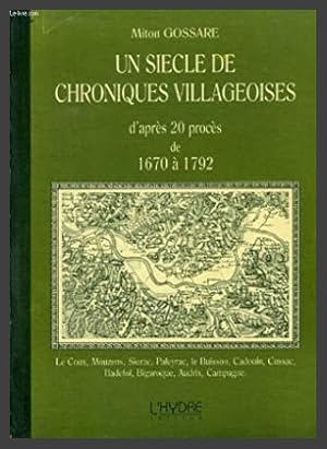 Un Siecle De Chroniques Villageoises D Apres Proces De 1670 A 1792 Good No Binding Lalibrairie Un Siecle De Chroniques Villageoises D Apres Proces De 1670 A 1792 Good No Binding Lalibrairie