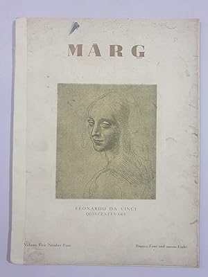 Seller image for Marg. A Magazine Of The Arts. Leonardo Da Vinci. Five Hundred Years. Volume 5. Number 4. for sale by Prabhu Book Exports