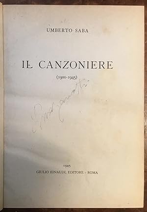 Il Canzoniere (1900-1945)