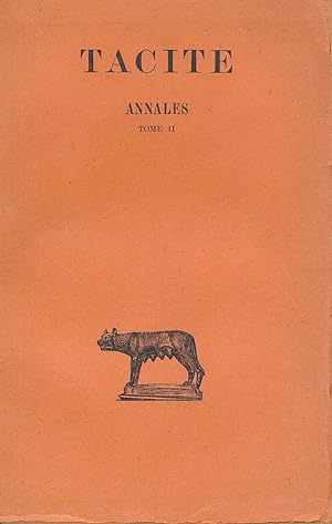 Bild des Verkufers fr Annales. Tome II - Livres IV-XII zum Verkauf von LIBRAIRIE GIL-ARTGIL SARL
