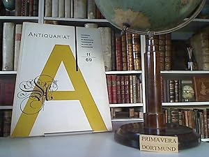 Antiquariat. Internationale Zeitschrift für Bücherfreunde. Fachzeitschrift für das Buch- und Kuns...