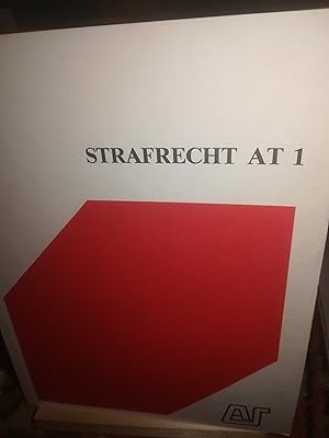 Bild des Verkufers fr Strafrecht Allgemeiner Teil Band 1, 1985 zum Verkauf von Verlag Robert Richter