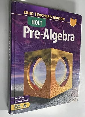 Seller image for PRE ALGEBRA OHIO TEACHER'S EDITION (HOLT, OHIO) Hardcover ? January 1, 2004 for sale by Once Upon A Time